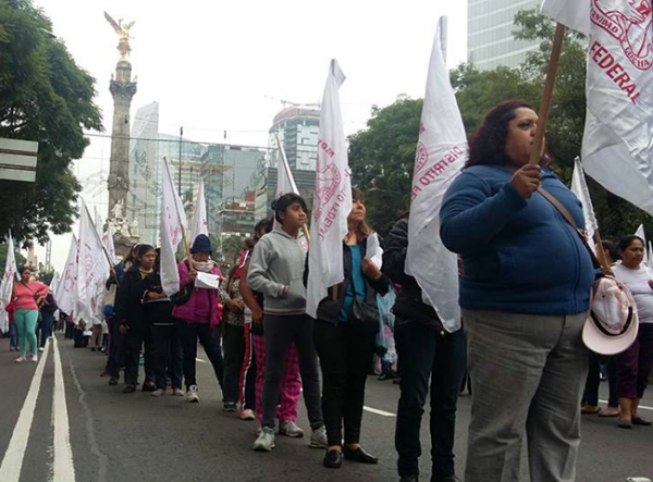 Mancera no cumple; provoca marcha de antorchistas