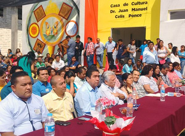 Casa de cultura al servicio del pueblo de Emiliano Zapata