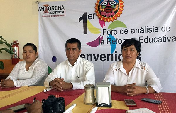 Anuncian foro sobre la Reforma Educativa en la Mixteca