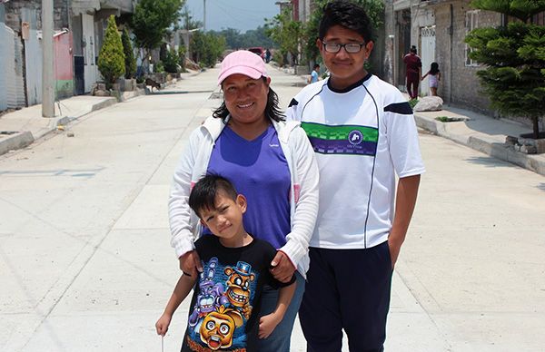 Avanzan con éxito pavimentaciones en Chimalhuacán