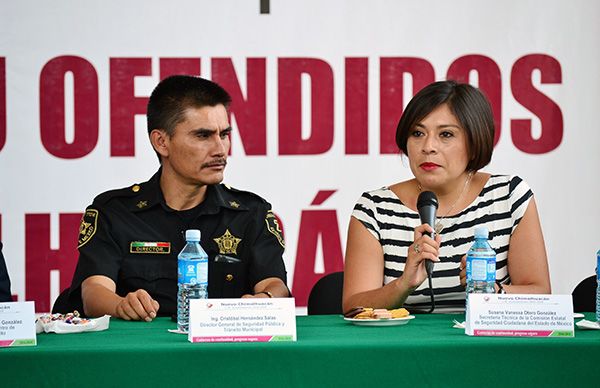 Gobierno Municipal firma convenio con Edomex para reforzar atención a víctimas del delito