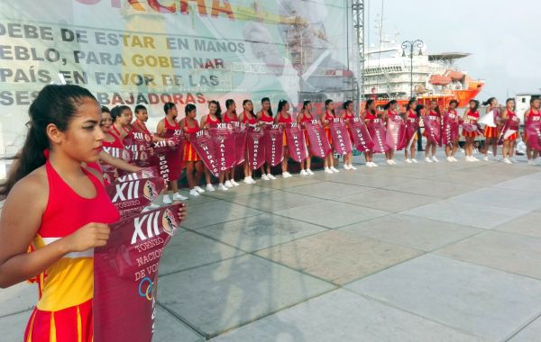 Inaugura Antorcha, con evento político cultural, el XII Torneo Nacional de Voleibol