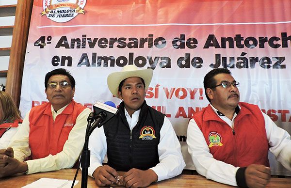  Antorcha anuncia su 4Â° Aniversario en Almoloya de Juárez