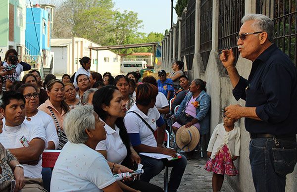 Fraccionamiento El Riego está con Lisandro Campos