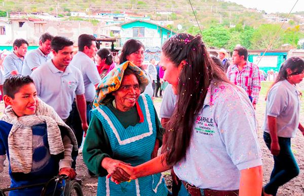 Agradece Marhlen Tapia el respaldo en Tochimilco