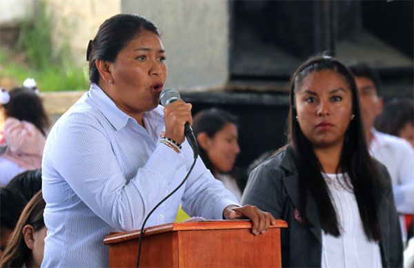  Anuncia Rosario Sánchez obra para escuela del norte