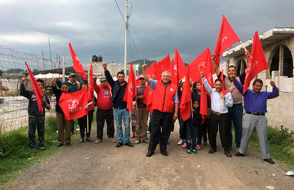 Agradecen a Antorcha en Tepalcatepec