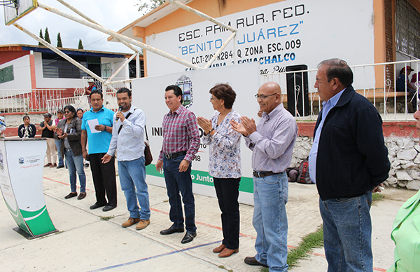 Tendrán techado en primaria de Laguna Tecamachalco 