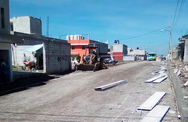 Inician segunda etapa de la calle Canela en Santa Catarina