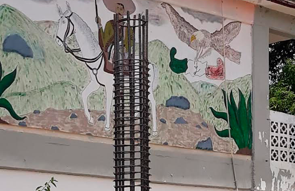 Tendrán cancha de usos múltiples en primaria bilingüe