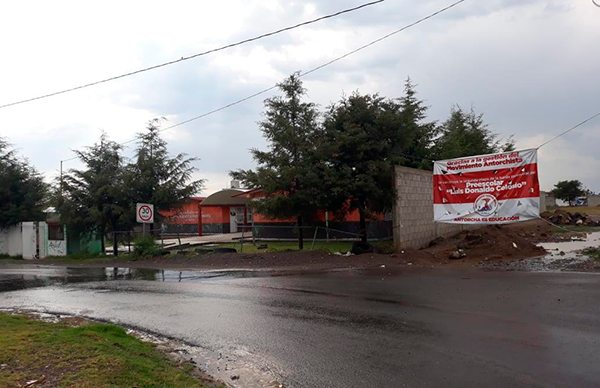 Finaliza segunda etapa del preescolar Luis Donaldo Colosio