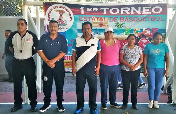 Arranca el I Torneo Estatal de Básquetbol en Campeche