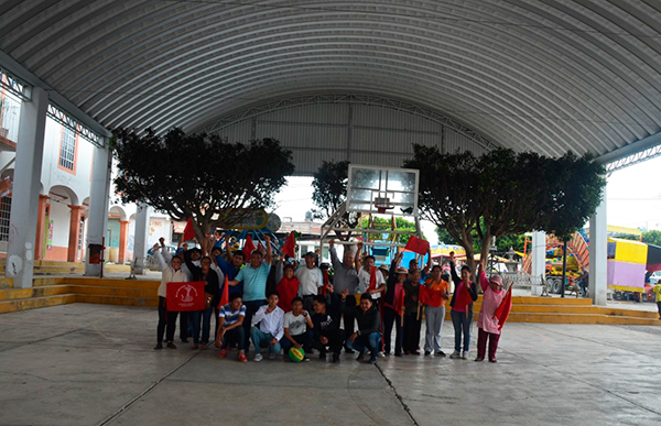 Techa Antorcha la Plazuela de la Libertad
