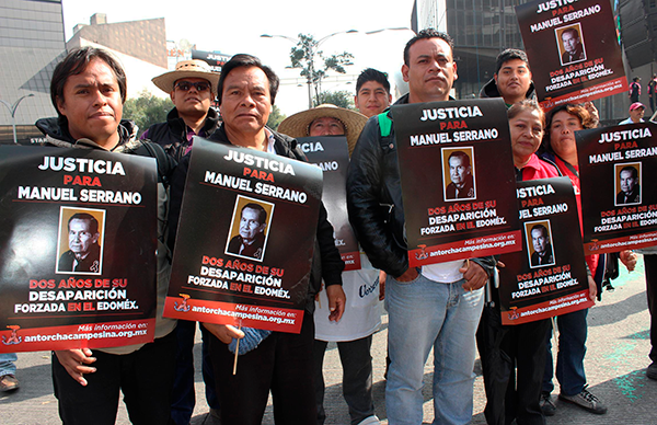 Diputado federal Brasil Acosta reclama justicia para mártires antorchistas