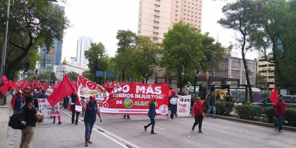 Piden antorchistas de Ixtapaluca retirar caseta de San Buenaventura 