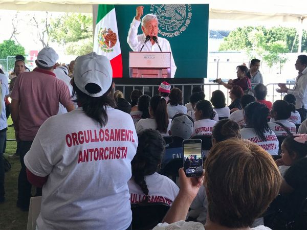 Antorcha pidió respeto a Andrés Manuel López Obrador en Querétaro