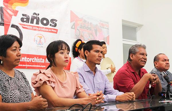 Regional Sureste festejara 45 Aniversario del Movimiento Antorchista