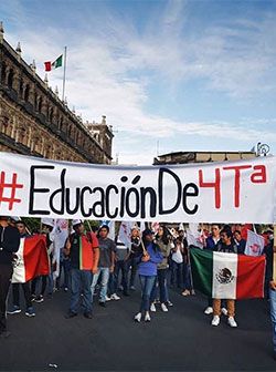 Luchamos por educación de calidad para cambiar la situación social de México