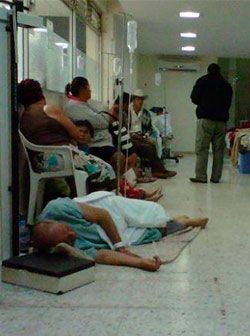 Colapsado el sistema de salud en Veracruz