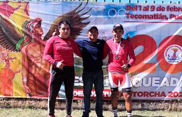 Gana presea para Puebla, ciclista Izucarense
