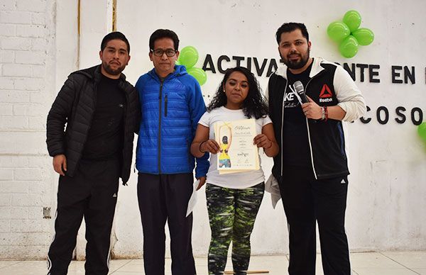 Gobierno antorchista fomenta ejercitación de habitantes  