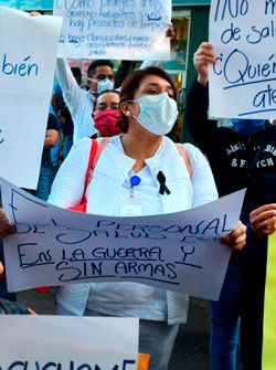 Apoyo a los médicos y a todos los trabajadores de la salud