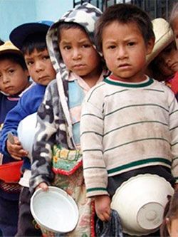 Los niños guerrerenses no quieren festejos, necesitan comida