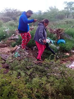Claman ayuda saltillenses afectados por las lluvias de Hanna