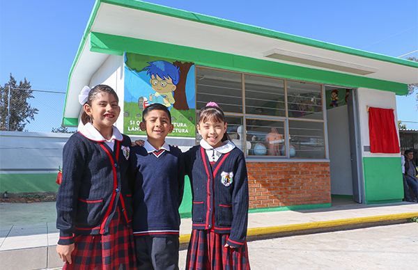 Rehabilitan escuelas durante pandemia