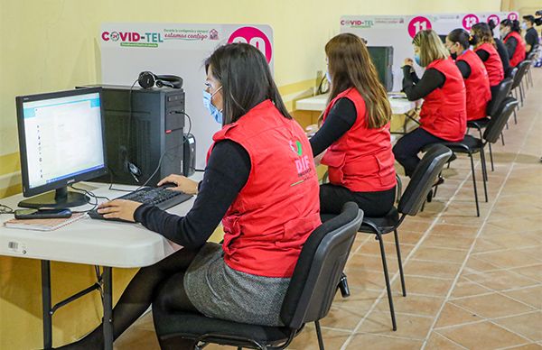 Covid-Tel Chimalhuacán brinda servicios a grupos vulnerables