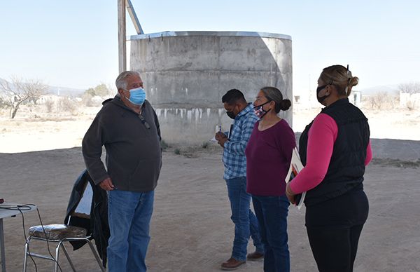 Antorchistas buscan solución a desabasto de agua en Galeana