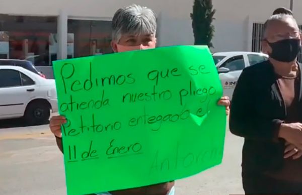 Antorchistas de Cuauhtémoc exigen trato justo para sus necesidades y los tratan como de delincuentes
