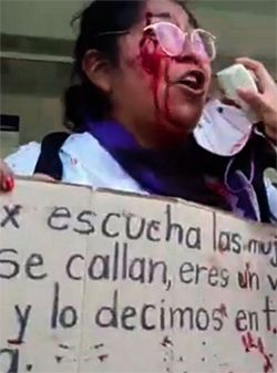 Llueven protestas a AMLO en su visita a Iguala, Guerrero