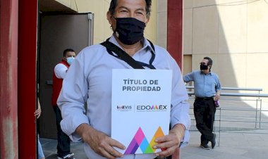 Brindamos certeza jurídica a patrimonio de familias chimalhuacanas: Tolentino Román
