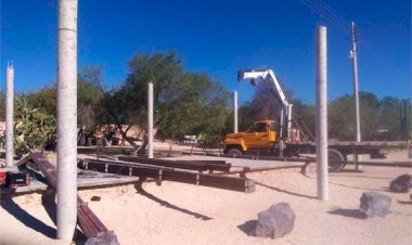 Inició la construcción del techado de la iglesia en la comunidad de Santa Clara, Santo Domingo