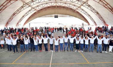 Candidatos piden voto de colonia antorchista en Ciudad Guzmán