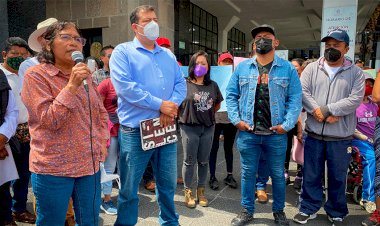 Texcocanos protestan por inacción del gobierno municipal morenista