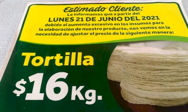 Veracruzanos afectados por alza al precio de la tortilla