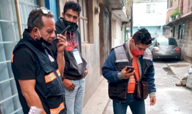 Protección Civil evalúa socavón en Iztapalapa