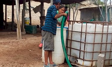 Reinician abasto de agua para El Sahuímaro