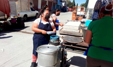 Antorchistas ecatepenses realizaron actividades económicas durante el fin de semana