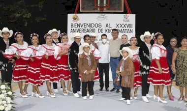 Un éxito presentación de Grupos Culturales en aniversario de Kuchumatán