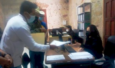 Antorchistas de Tlaxiaco entregan pliego petitorio a Ayuntamiento 