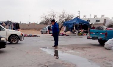 Provoca gran fuga desabasto de agua en San Luís Potosí