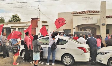 Con manifestación pacífica, antorchistas demandan cita a SEDATU