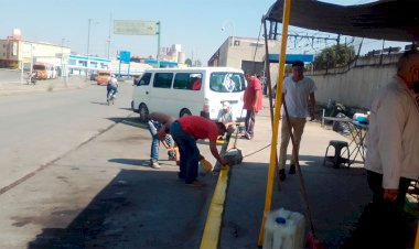 Transportistas realizan  jornada de limpieza en Texcoco