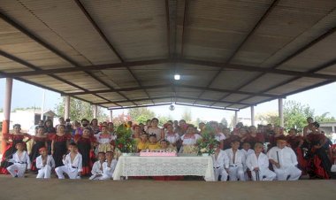 Festejo día de las madres en colonias antorchistas