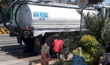 Atienden problema de falta de agua en Rojo Gómez, CDMX