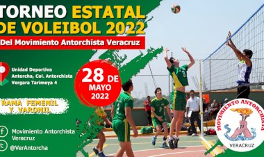 Anuncia Antorcha Torneo Estatal de Voleibol 2022
