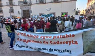 Antorcha exige al gobierno agua potable para Cadereyta y para todos los queretanos.